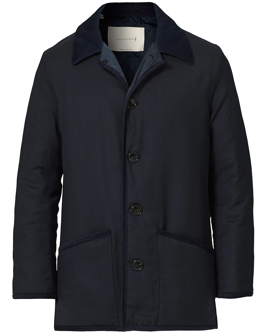 Herre | Jakker | Mackintosh | Wool Brunel Coat Navy