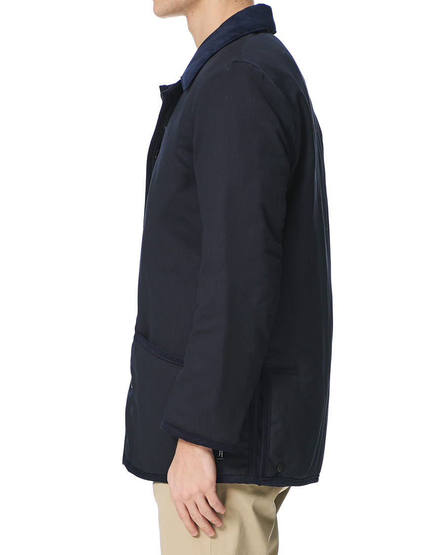 Herre | Jakker | Mackintosh | Wool Brunel Coat Navy