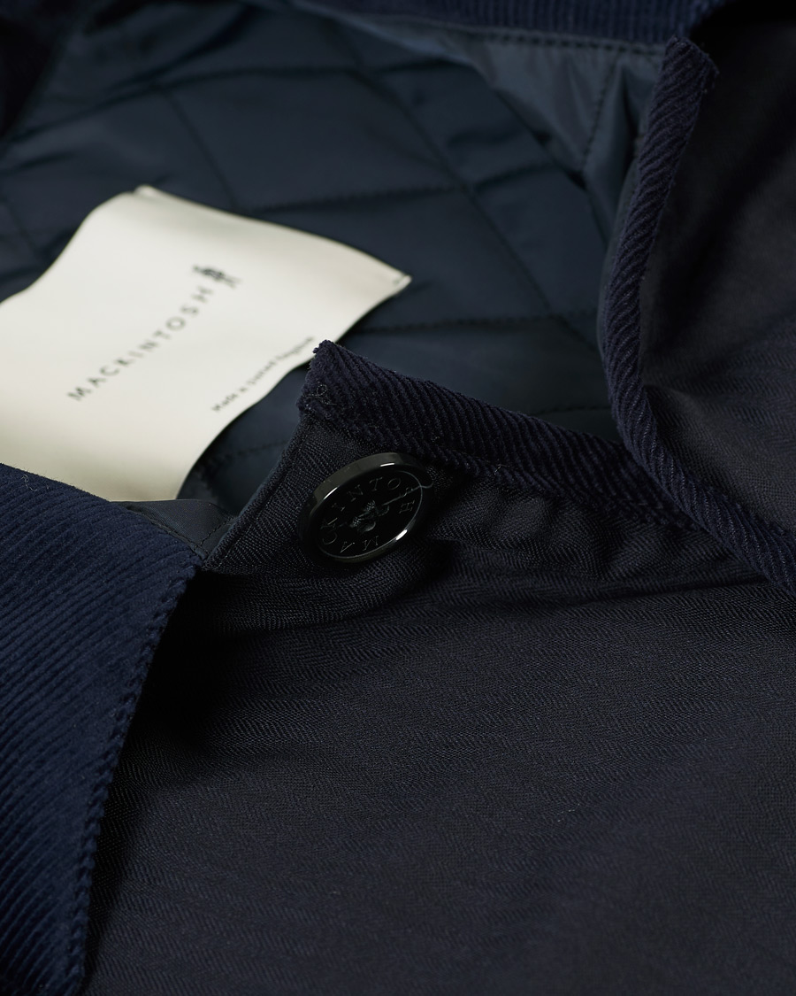 Herre | Jakker | Mackintosh | Wool Brunel Coat Navy