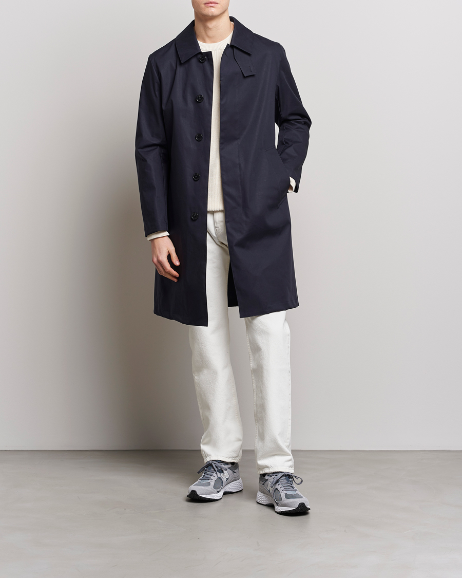 Herre | Jakker | Mackintosh | Manchester Car Coat Navy