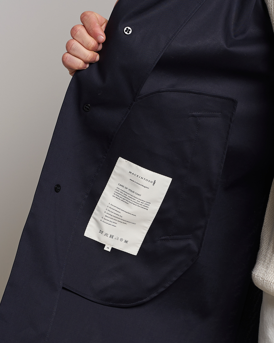 Herre | Jakker | Mackintosh | Manchester Car Coat Navy