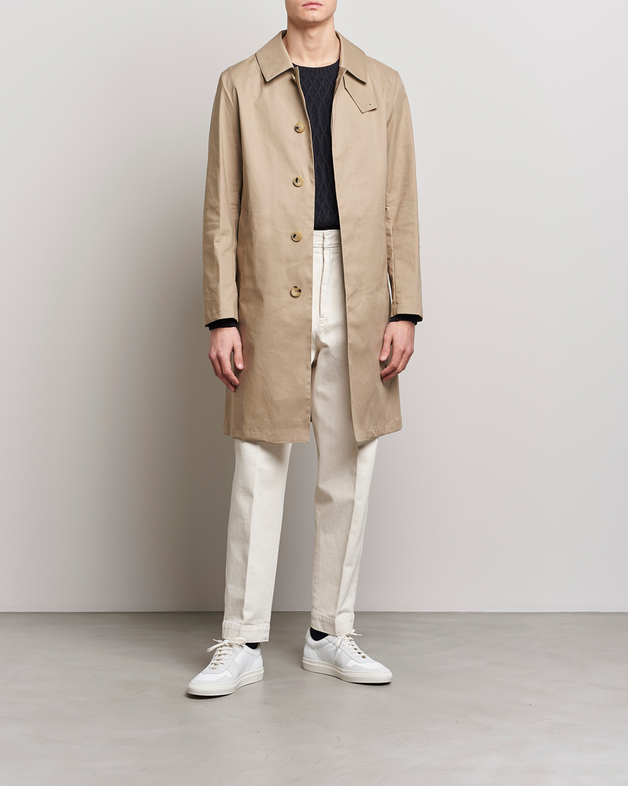 Herre | Jakker | Mackintosh | Manchester Car Coat Fawn