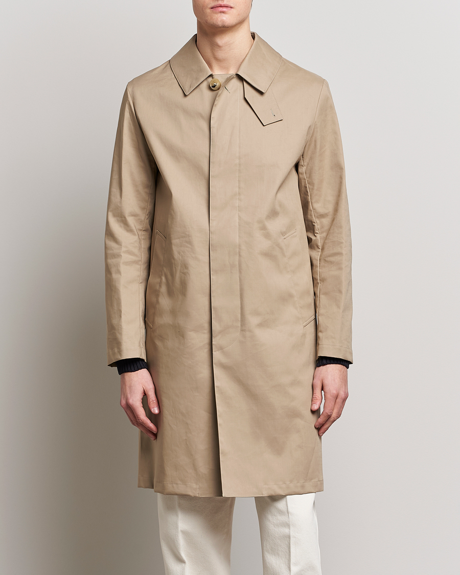 Herre | Dressede jakker | Mackintosh | Manchester Car Coat Fawn
