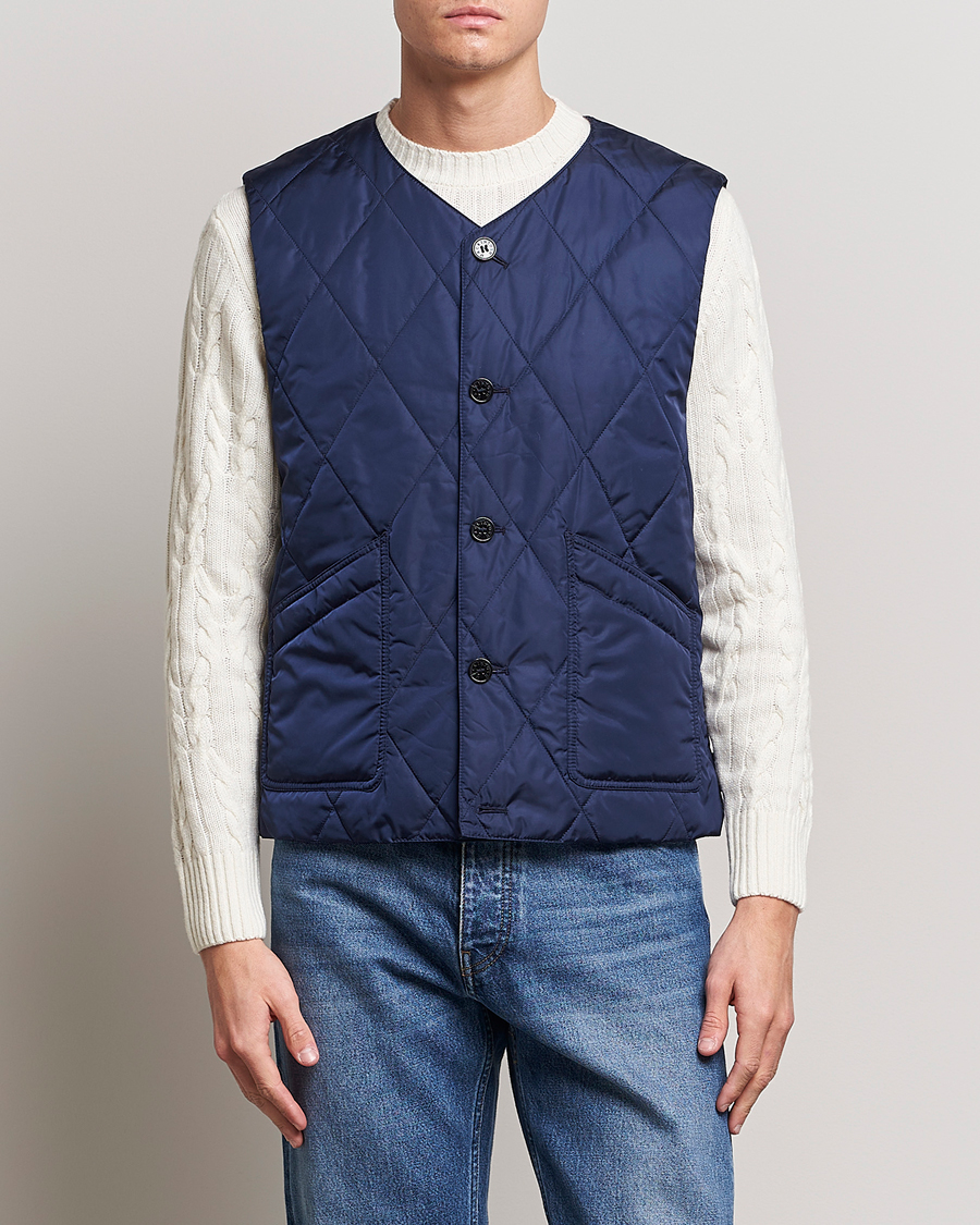 Herre | Vester | Mackintosh | Hig Quilted Liner Blue