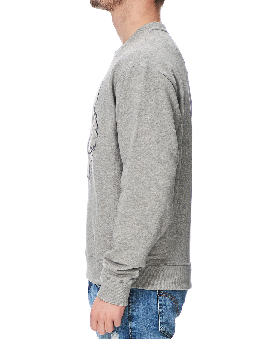 Herre | Gensere | KENZO | Velvet Tiger Head Crew Neck Sweatshirt Grey