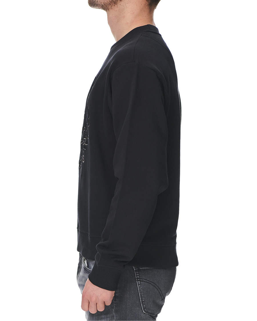 Herre | Gensere | KENZO | Velvet Tiger Head Crew Neck Sweatshirt Black
