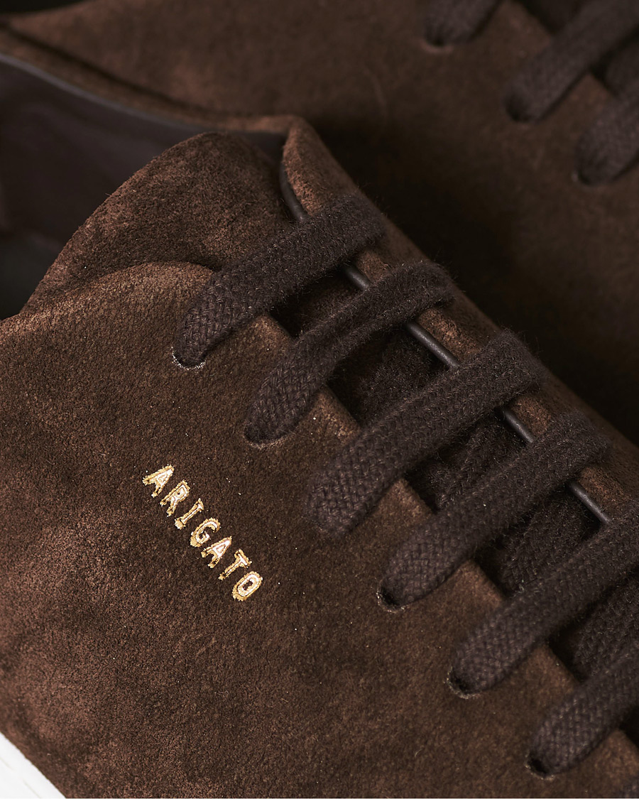 Herre | Axel Arigato Patent Cap Toe Sneaker Brown Suede | Axel Arigato | Patent Cap Toe Sneaker Brown Suede