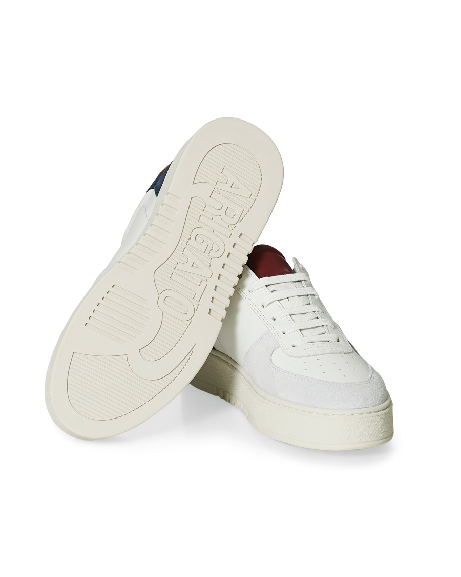 Herre | Axel Arigato Orbit Sneaker White/Blue/Orange | Axel Arigato | Orbit Sneaker White/Blue/Orange