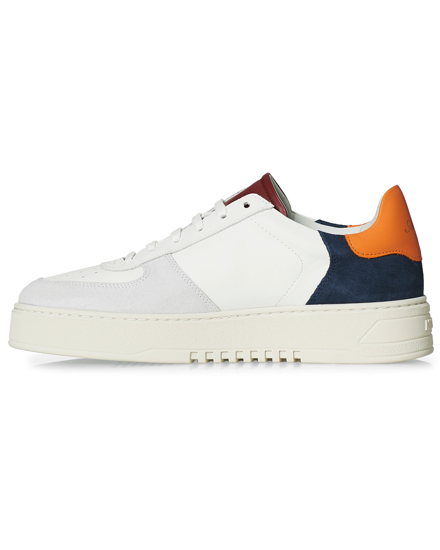 Herre | Axel Arigato Orbit Sneaker White/Blue/Orange | Axel Arigato | Orbit Sneaker White/Blue/Orange