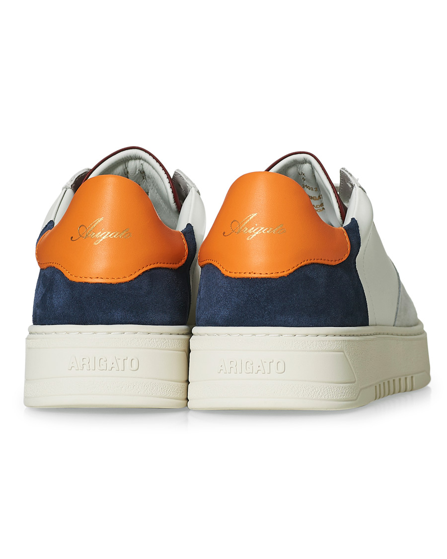 Herre | Axel Arigato Orbit Sneaker White/Blue/Orange | Axel Arigato | Orbit Sneaker White/Blue/Orange