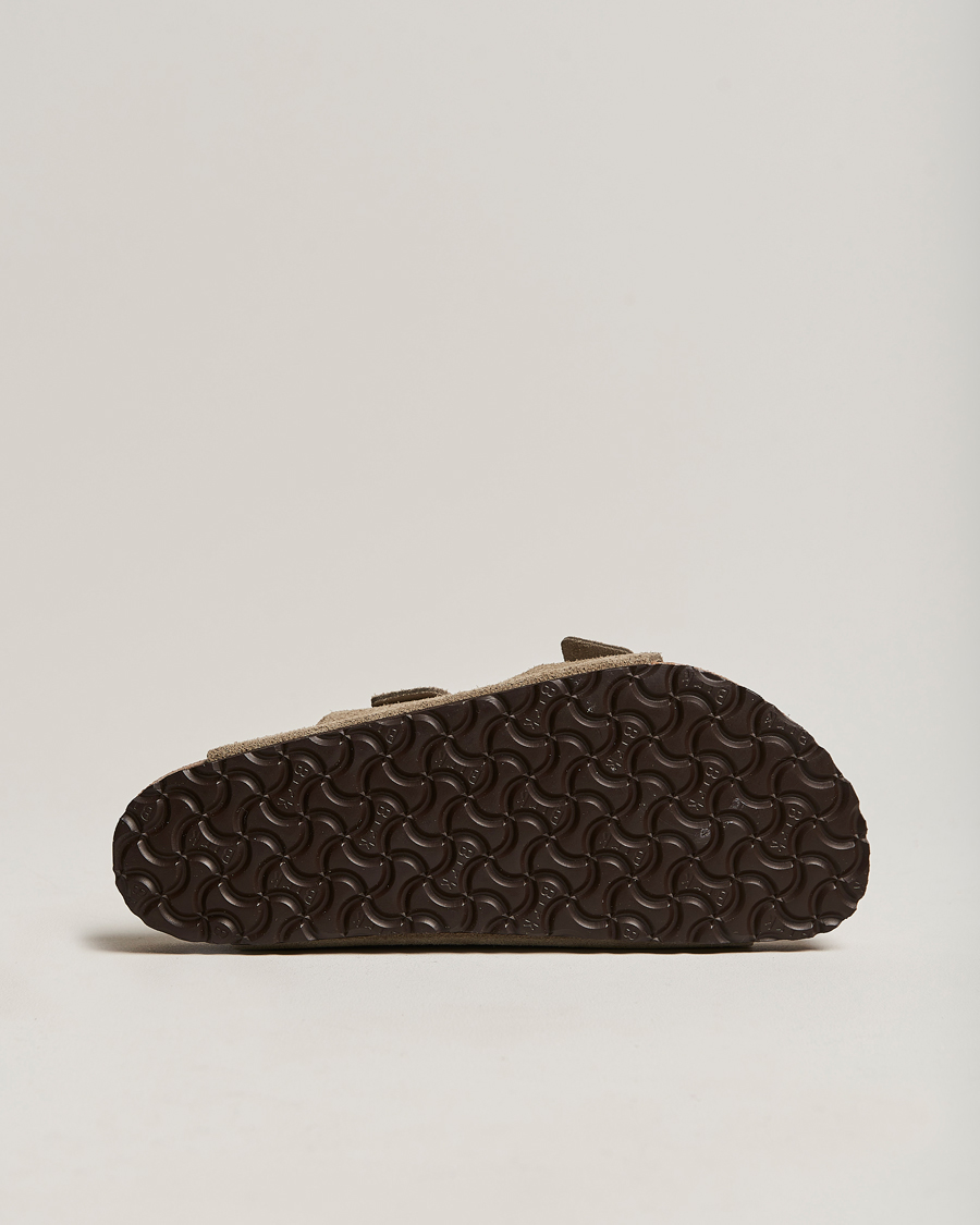 Herre | Sandaler og tøfler | BIRKENSTOCK | Arizona Soft Footbed Taupe Suede