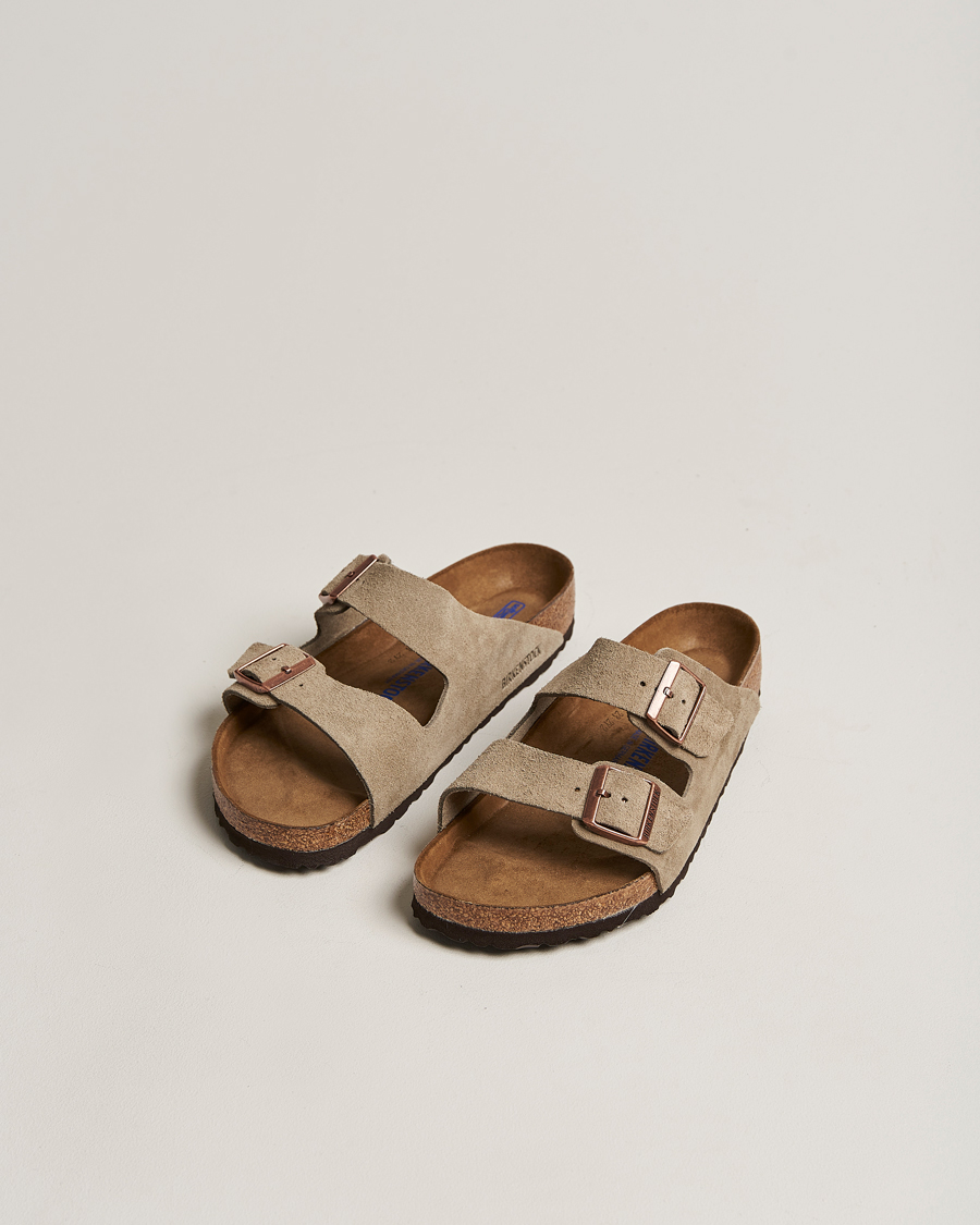 Herre |  | BIRKENSTOCK | Arizona Soft Footbed Taupe Suede