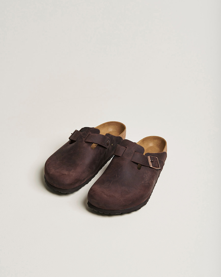 Herre | Sommersko | BIRKENSTOCK | Boston Classic Footbed Habana Oiled Leather