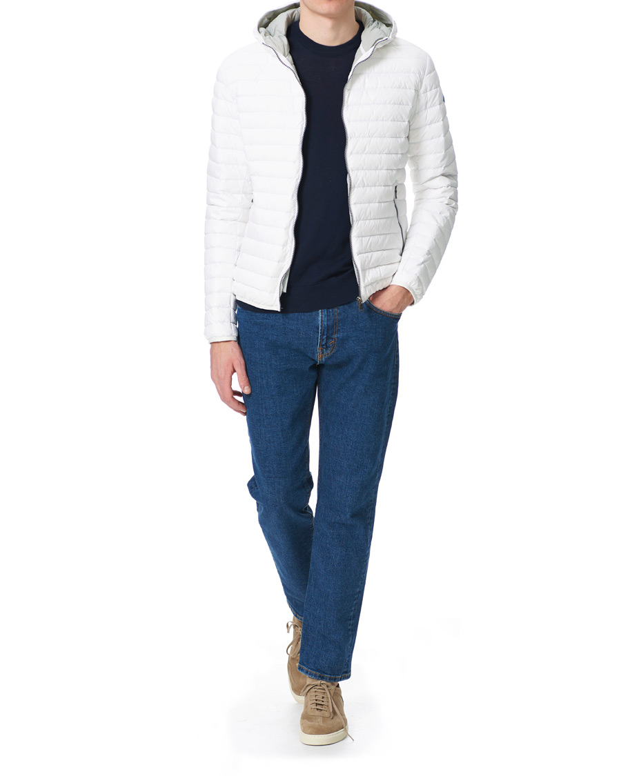 Herre | Jakker | Colmar | Lightweight Down Hooded Jacket White