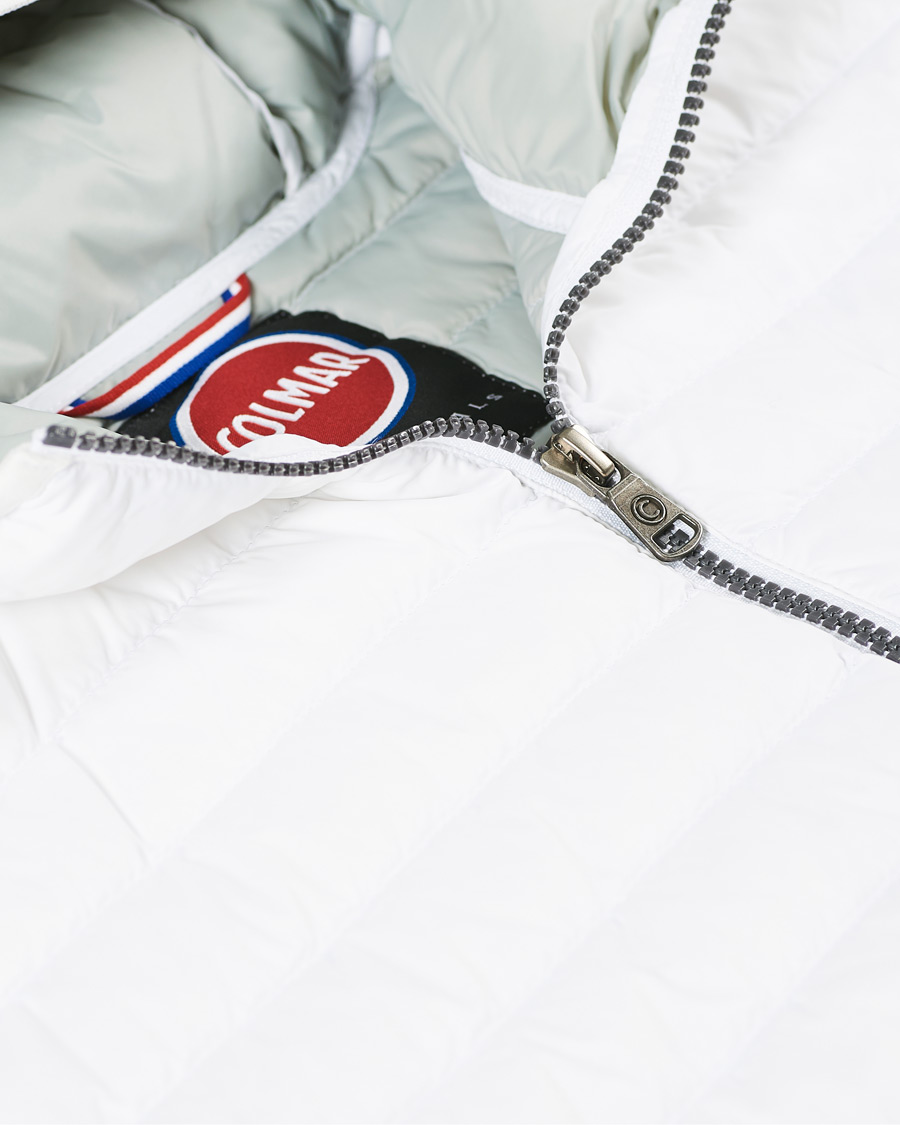 Herre | Jakker | Colmar | Lightweight Down Hooded Jacket White