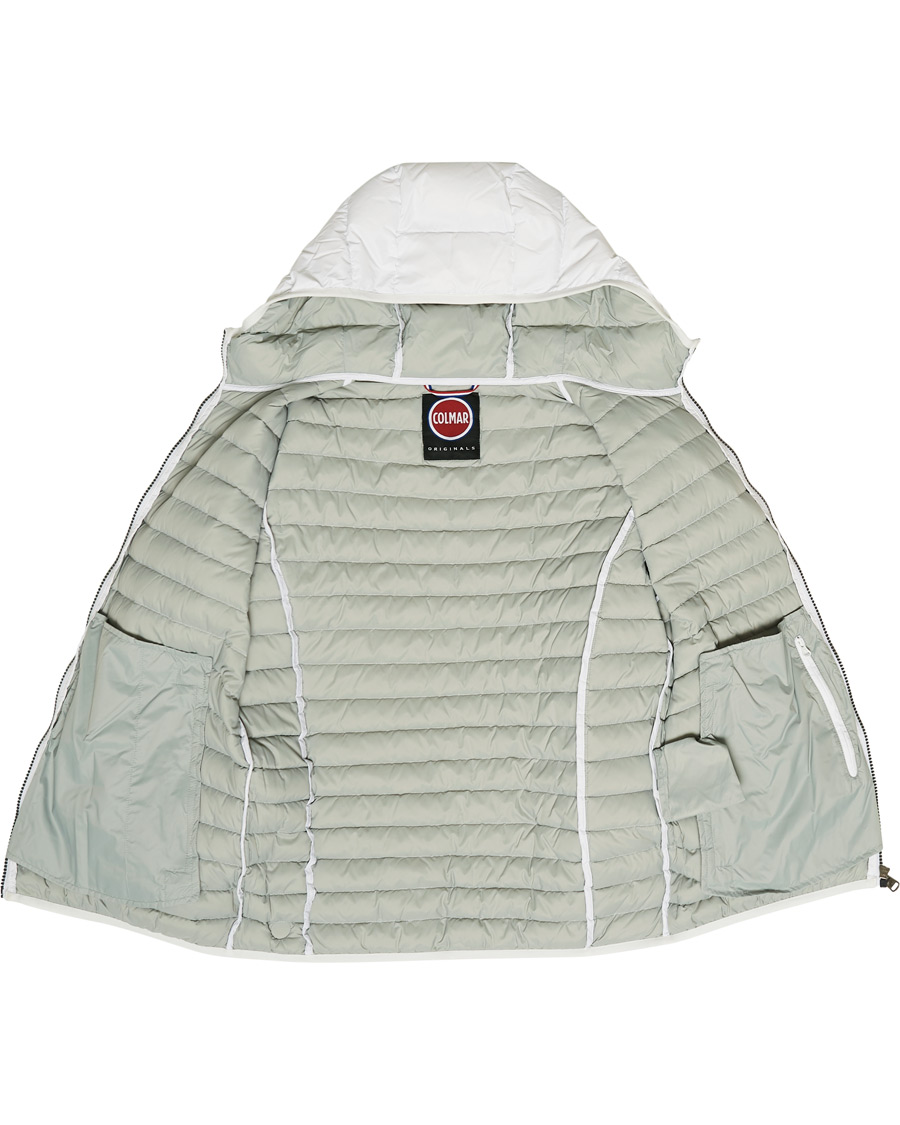 Herre | Jakker | Colmar | Lightweight Down Hooded Jacket White
