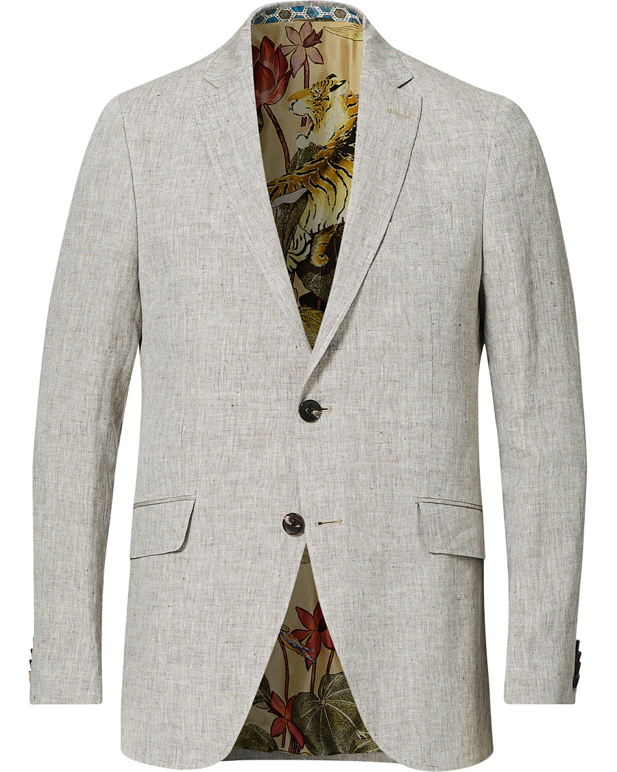 Herre | Dressjakker | Etro | Linen Blazer Beige