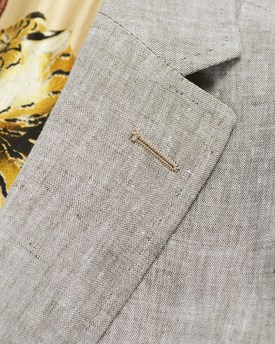 Herre | Dressjakker | Etro | Linen Blazer Beige