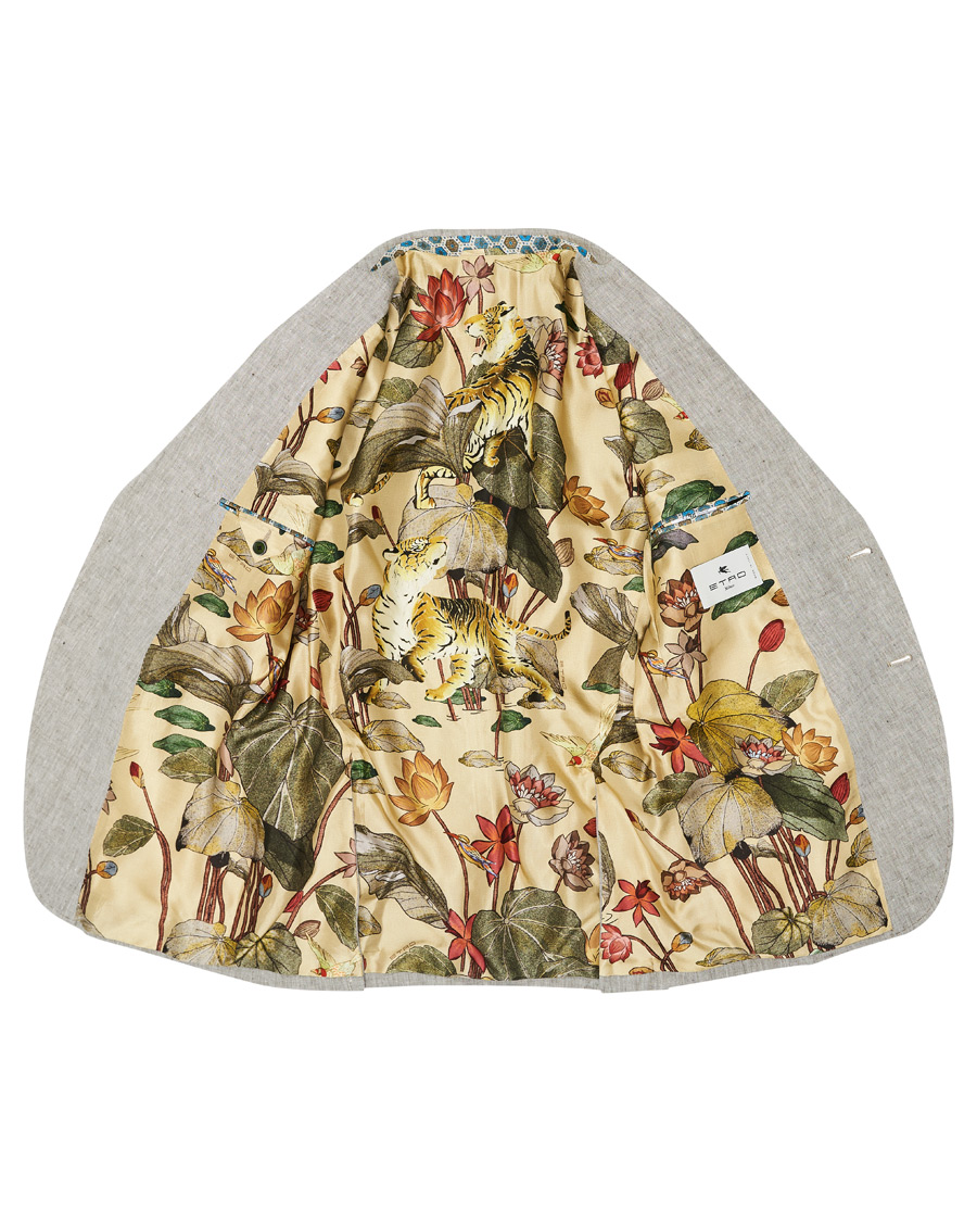 Herre | Dressjakker | Etro | Linen Blazer Beige