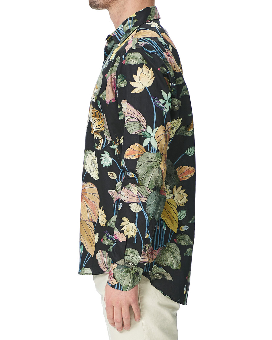 Herre | Skjorter | Etro | Oriental Tiger Printed Shirt Black