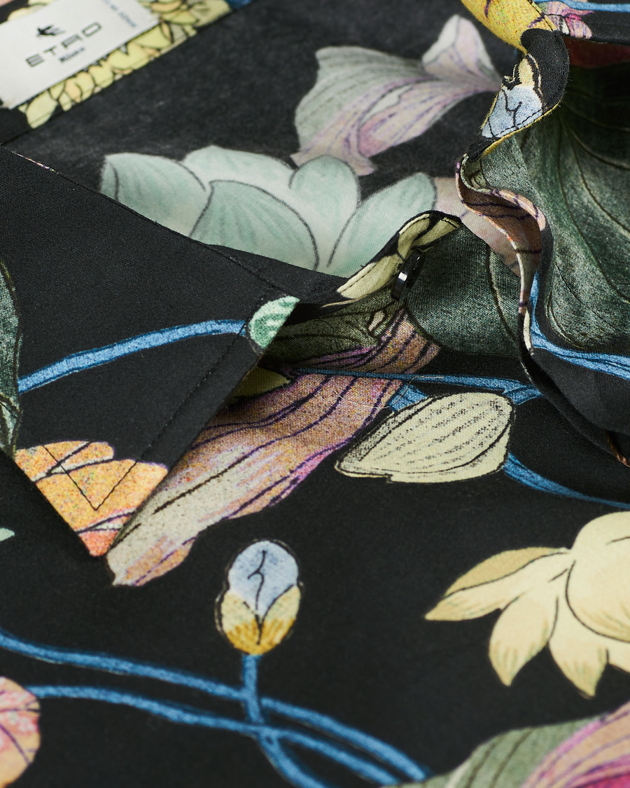 Herre | Skjorter | Etro | Oriental Tiger Printed Shirt Black