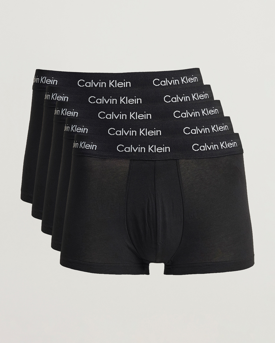 Herre | Undertøy | Calvin Klein | Cotton Stretch 5-Pack Trunk Black