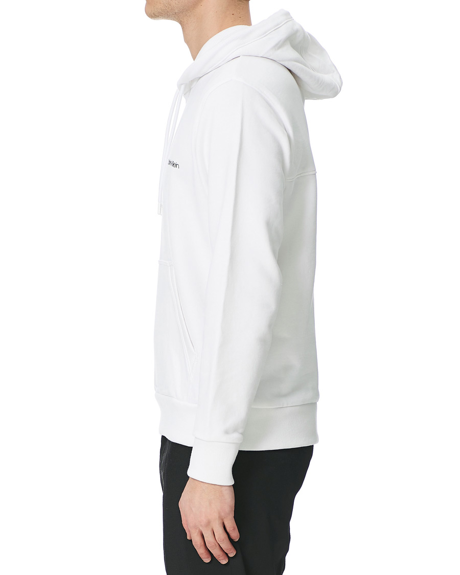 Herre | Gensere | Calvin Klein | Small Chest Logo Hoodie Bright White