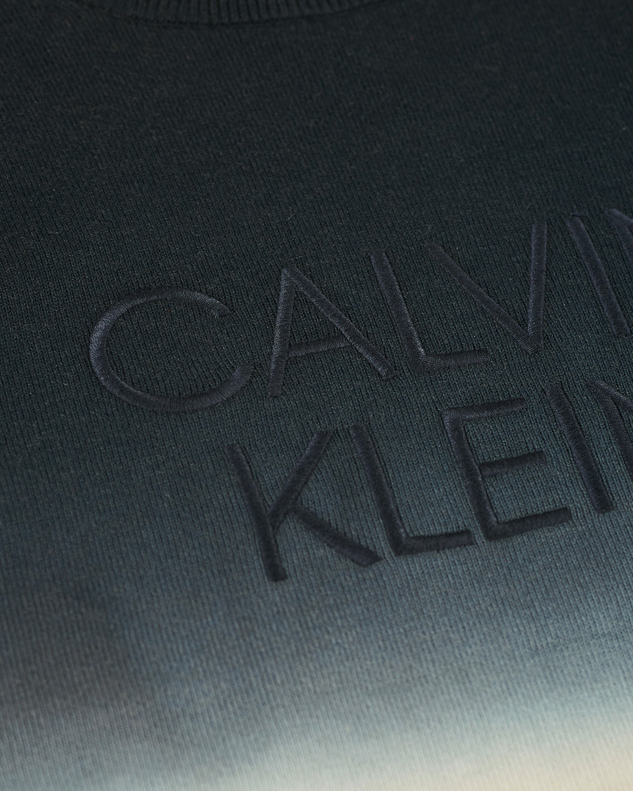Herre | Gensere | Calvin Klein | Dip Dyed Crew Neck Sweater Black
