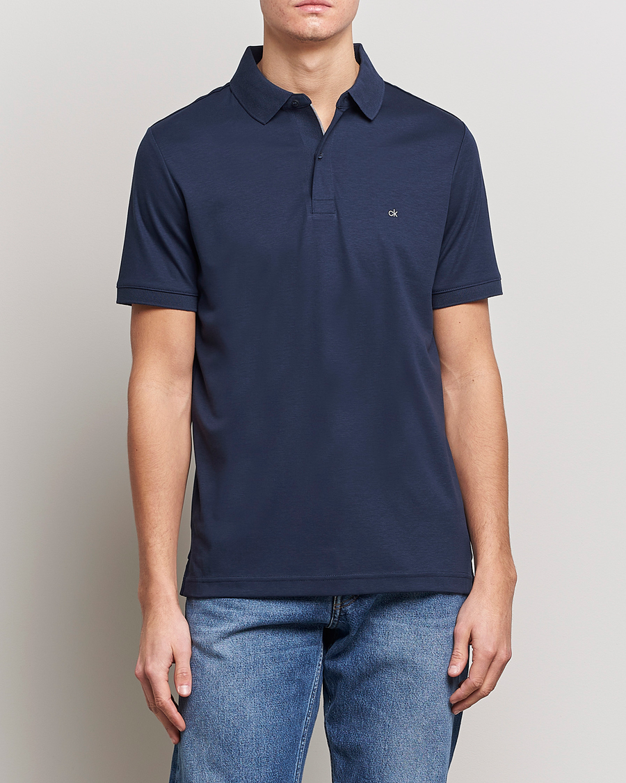 Herre | Pikéer | Calvin Klein | Liquid Touch Slim Fit Polo Navy