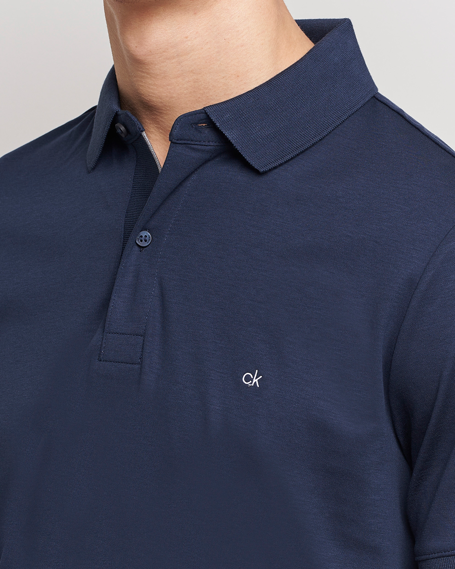 Herre | Pikéer | Calvin Klein | Liquid Touch Slim Fit Polo Navy