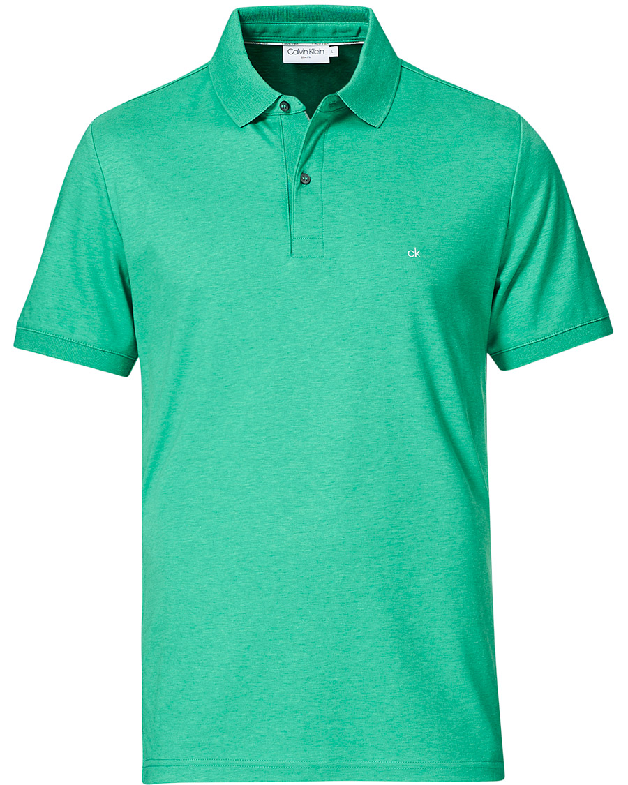 Herre | Pikéer | Calvin Klein | Slim Fit Liquid Touch Polo Green Campus Heather