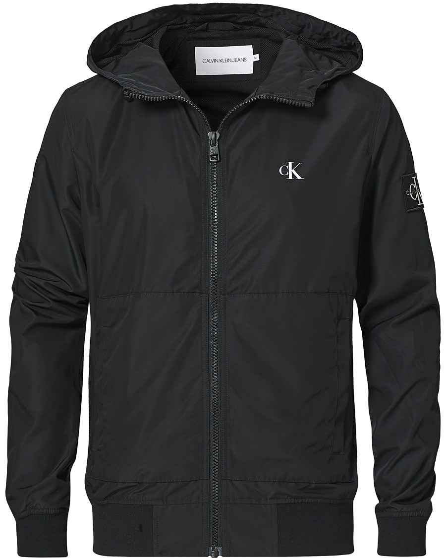Herre | Jakker | Calvin Klein Jeans | Essential Hooded Bomber Jacket Black