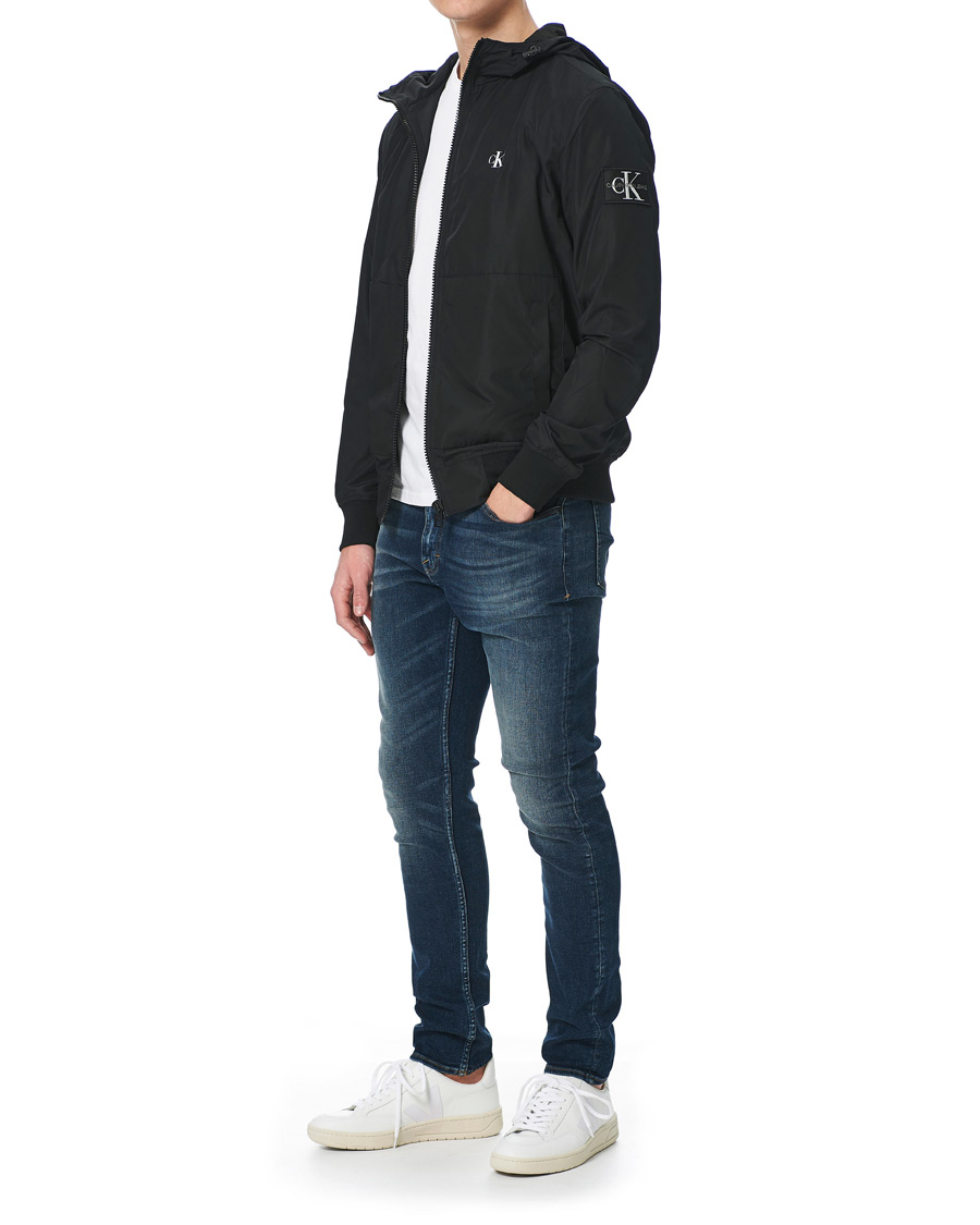 Herre | Jakker | Calvin Klein Jeans | Essential Hooded Bomber Jacket Black