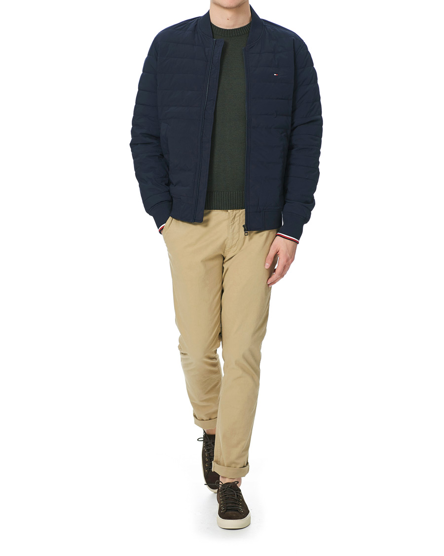 Herre | Jakker | Tommy Hilfiger | Flex Padded Bomber Jacket Desert Sky