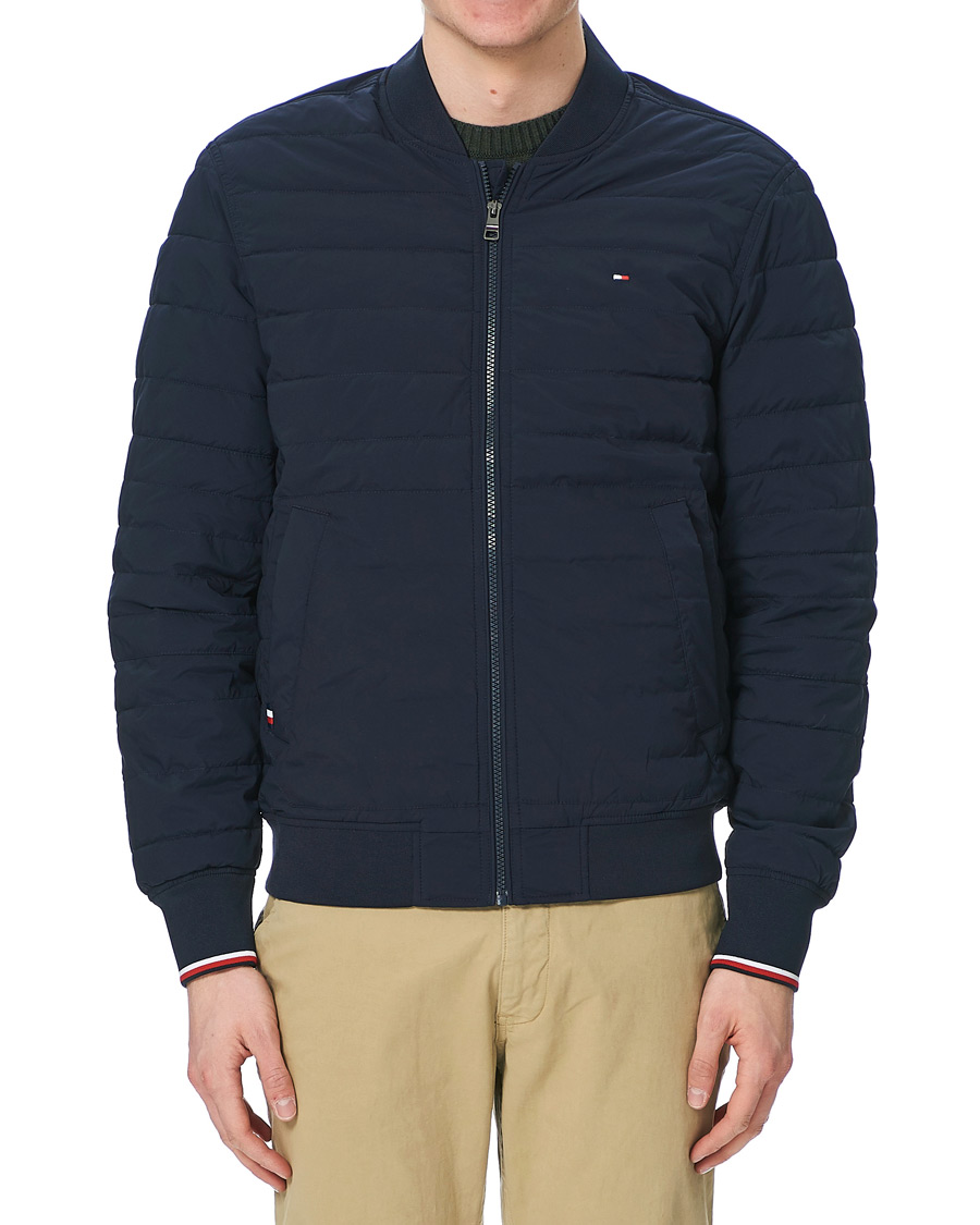 Herre | Jakker | Tommy Hilfiger | Flex Padded Bomber Jacket Desert Sky