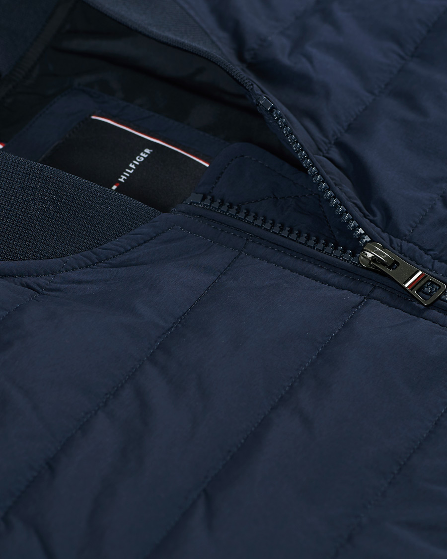 Herre | Jakker | Tommy Hilfiger | Flex Padded Bomber Jacket Desert Sky