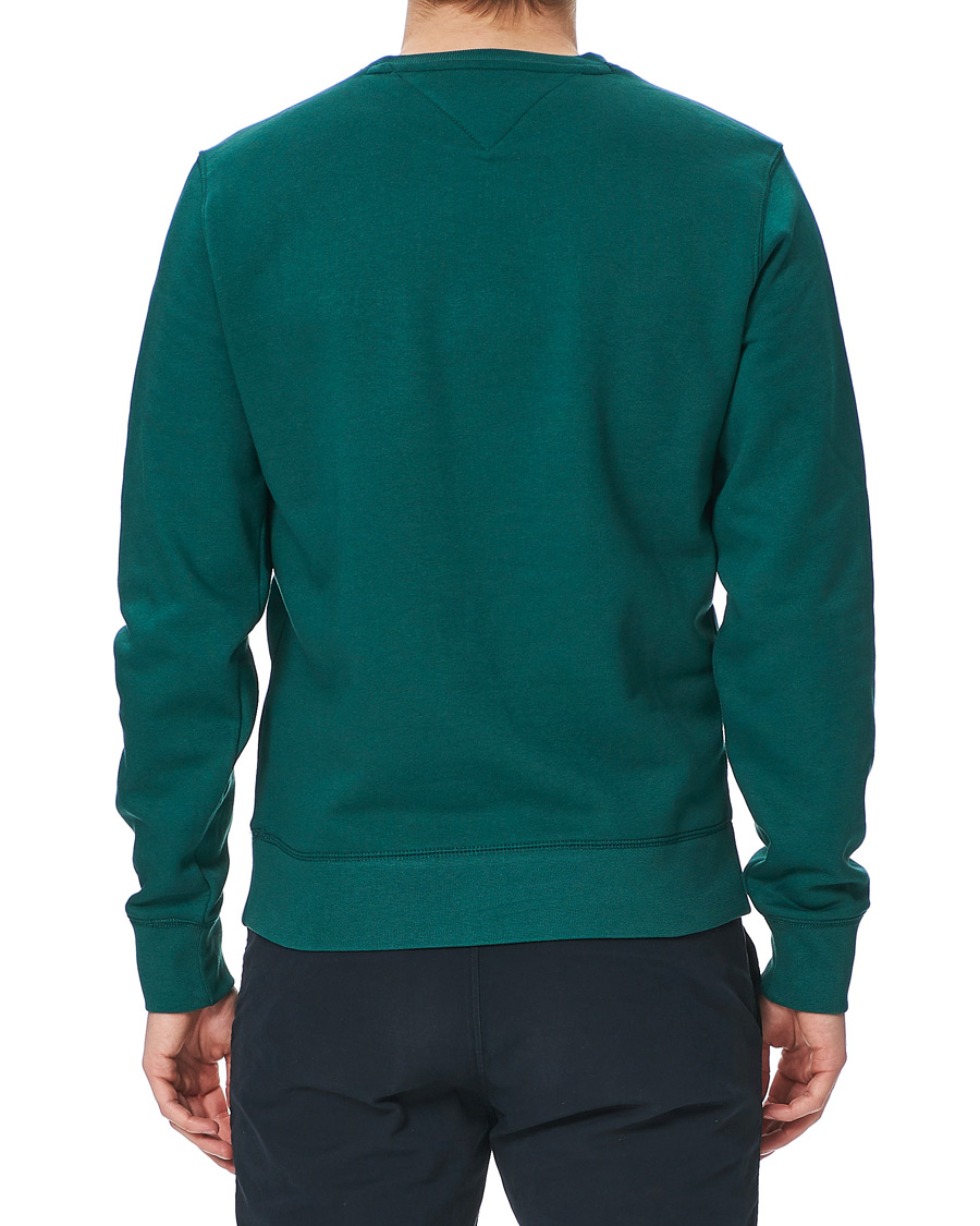 Herre | Gensere | Tommy Hilfiger | Logo Crew Neck Sweatshirt Rural Green