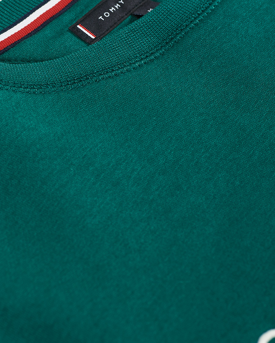 Herre | Gensere | Tommy Hilfiger | Logo Crew Neck Sweatshirt Rural Green