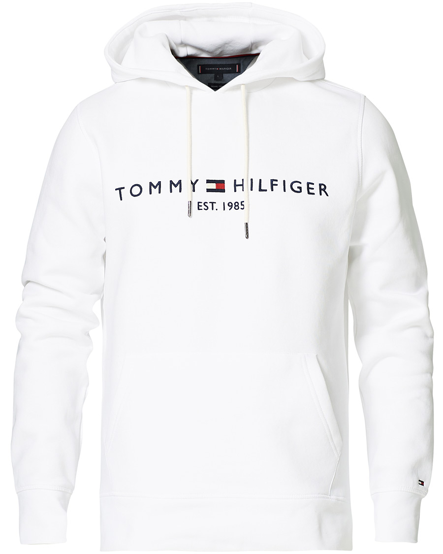 Herre | Gensere | Tommy Hilfiger | Logo Hoodie White