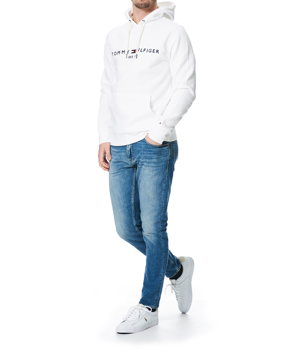 Herre | Gensere | Tommy Hilfiger | Logo Hoodie White