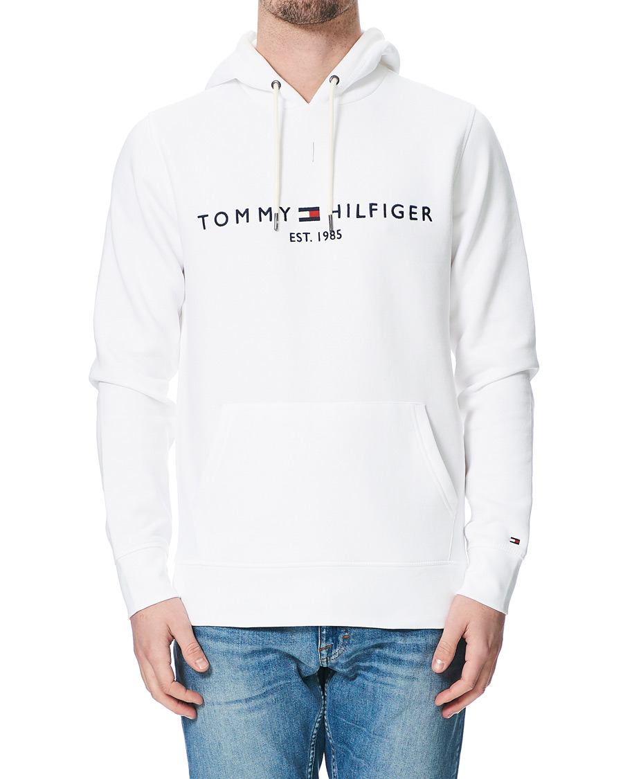 Herre | Gensere | Tommy Hilfiger | Logo Hoodie White