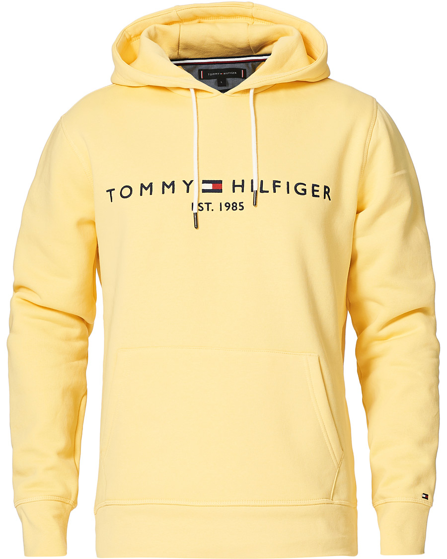 Herre | Gensere | Tommy Hilfiger | Logo Hoodie Delicate Yellow