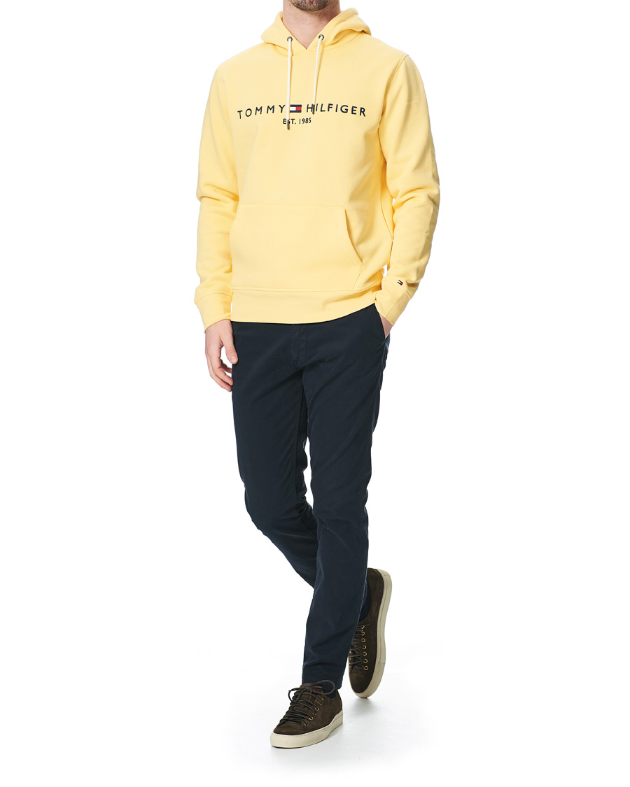 Herre | Gensere | Tommy Hilfiger | Logo Hoodie Delicate Yellow