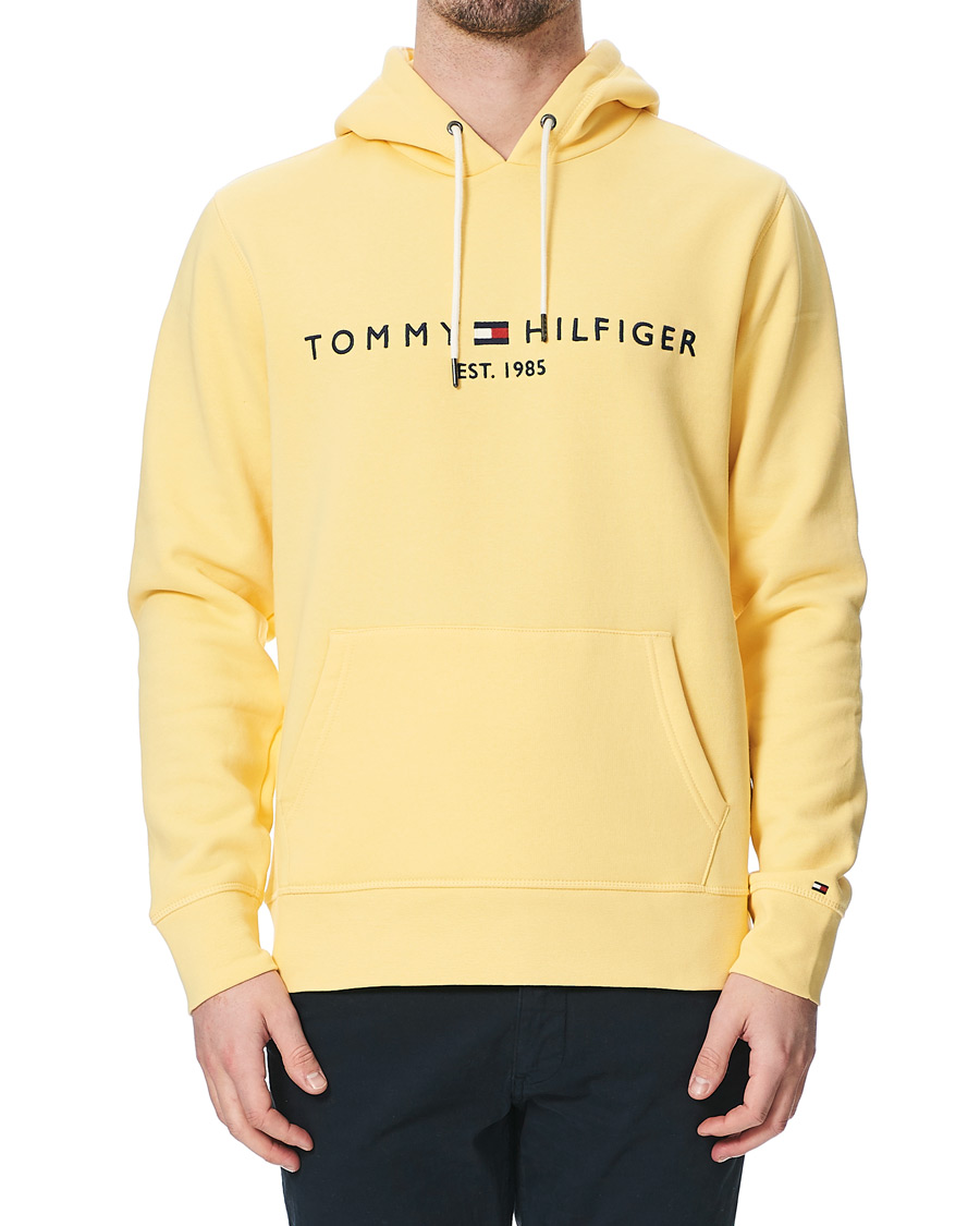 Herre | Gensere | Tommy Hilfiger | Logo Hoodie Delicate Yellow