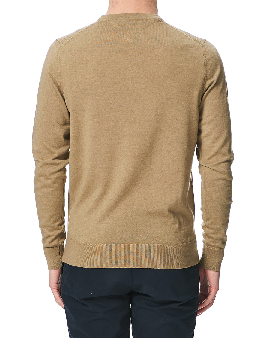 Herre | Gensere | Tommy Hilfiger | Fine Gauge Merino Wool Crew Neck Camel