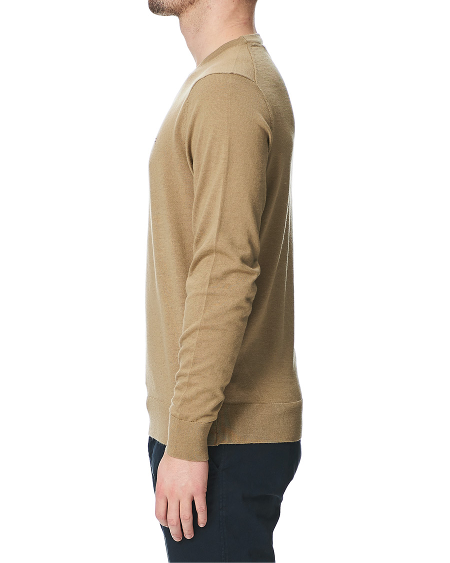 Herre | Gensere | Tommy Hilfiger | Fine Gauge Merino Wool Crew Neck Camel