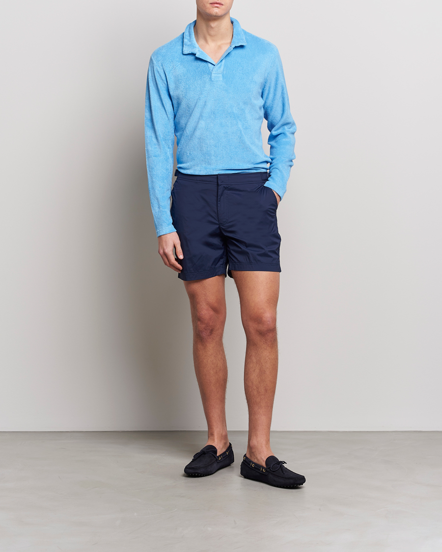 Herre | Gensere | Orlebar Brown | Terry Long Sleeve Polo Riviera