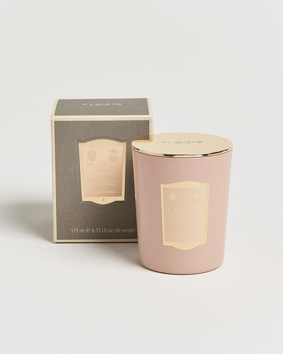 Herre | Duftlys | Floris London | Scented Candle Sandalwood & Patchouli 175g