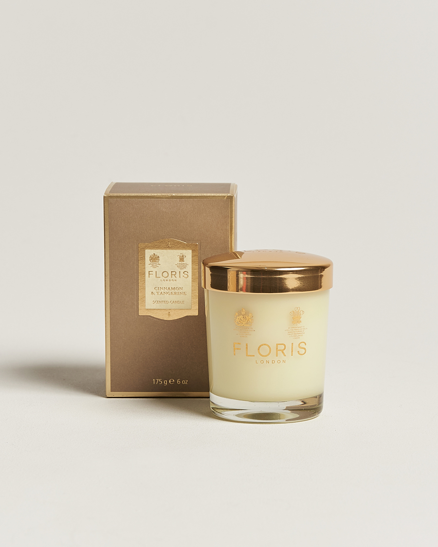 Herre | Duftlys | Floris London | Scented Candle Cinnamon & Tangerine 175g