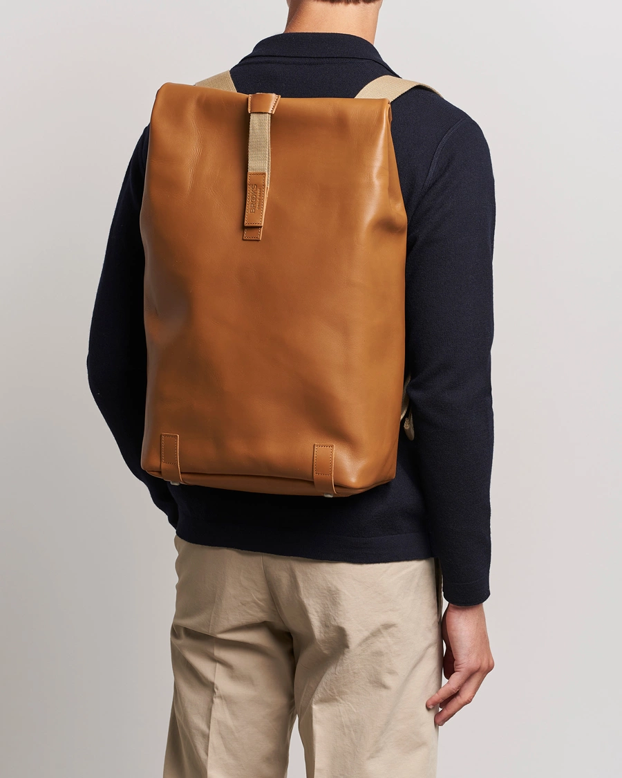 Herre | Assesoarer | Brooks England | Pickwick Large Leather Backpack Honey